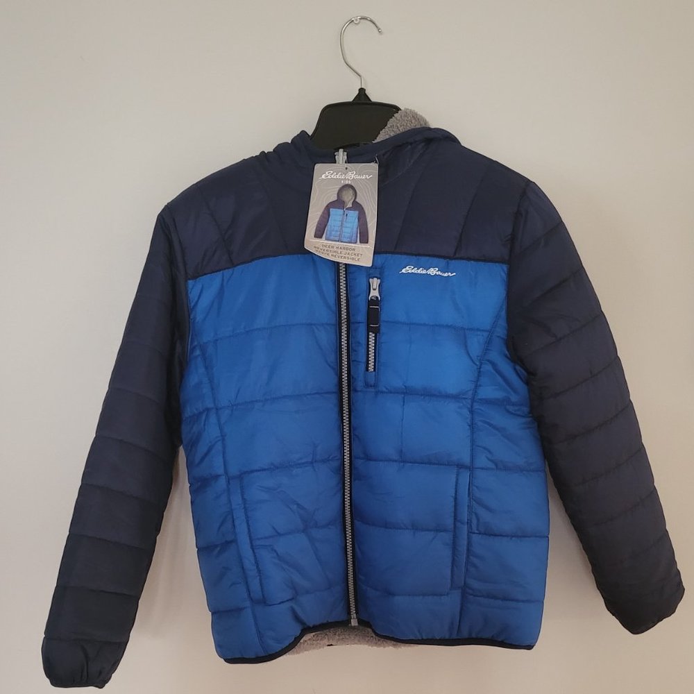 Eddie Bauer Boys Deer Harbor Reversible Jacket